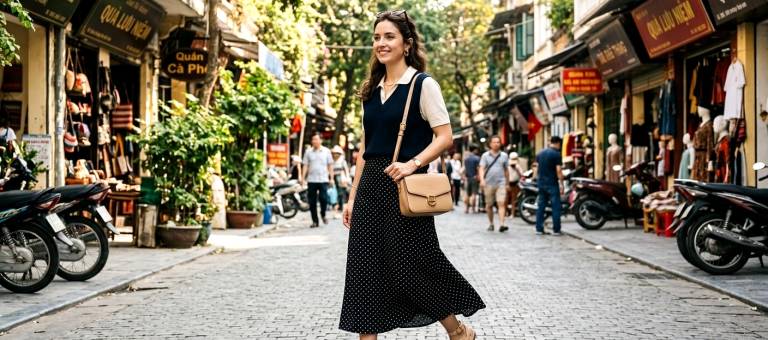 Polka dot dresses are back for summer 2026: A simple yet surprisingly flattering outfit formula.