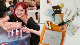 Be dazzled by the abundance of free cosmetics given away at Coachella.