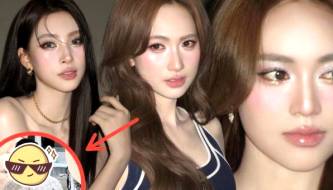 Makeup artist Hiwon creates a beauty contest between Phuong Anh Dao and Tieu Vy.