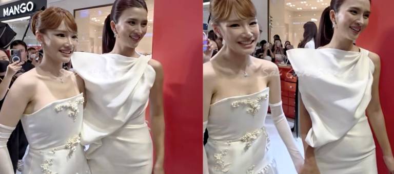 Nha Phuong 'clashes' with visual queen Kim Tuyen, her gaunt face being compared to Ariana Grande.