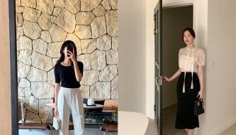 5 outfit ideas for a cool and elegant summer office look.
