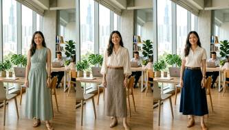 5 sophisticated, easy-to-wear, yet stylish ways to put together office outfits for summer.