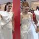 Nha Phuong 'clashes' with visual queen Kim Tuyen, her gaunt face being compared to Ariana Grande.