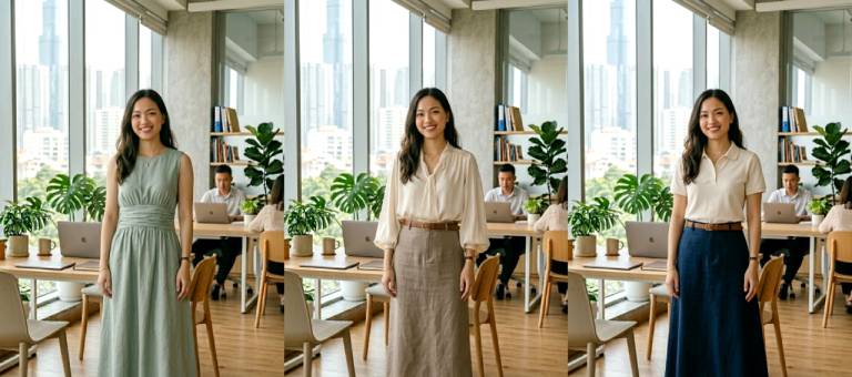 5 sophisticated, easy-to-wear, yet stylish ways to put together office outfits for summer.