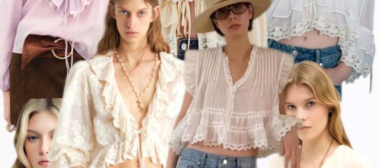 Not labeled as 'girly': Ruffled lace blouses for summer 2026 are being worn in a more sophisticated and stylish way than ever before.