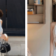 White linen dress – a minimalist choice that can elevate your summer style.