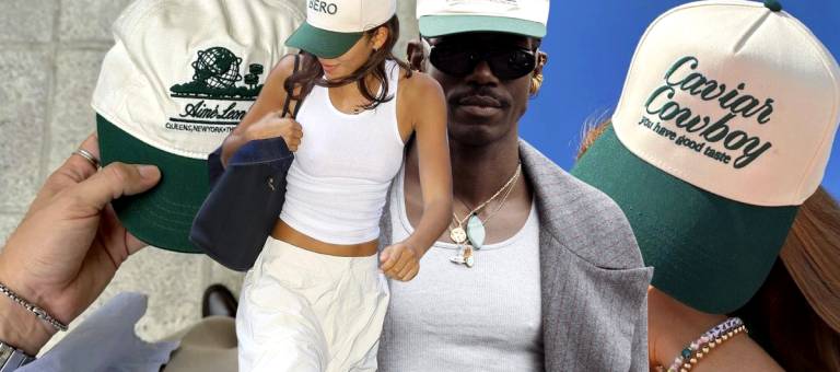 The blue-brimmed baseball cap craze of 2026: A fashion trend you can't miss.