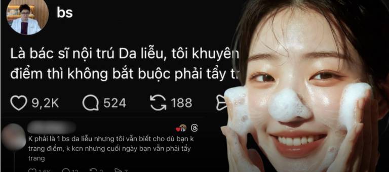 Half a million views for a resident doctor's advice: 'If you don't wear makeup, you don't need to remove it.' That's true, but is it enough?