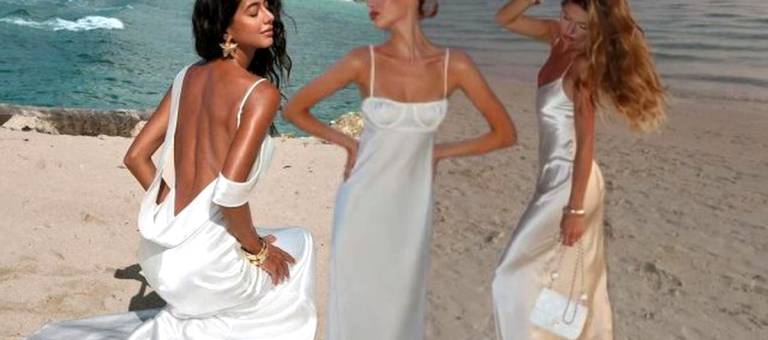 Why is a white dress always a top choice for the beach?