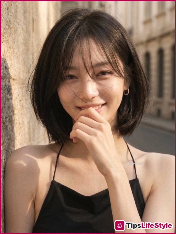 images 1 of 4 amazing short hairstyles that slim down your face; your beauty will flourish after the haircut.