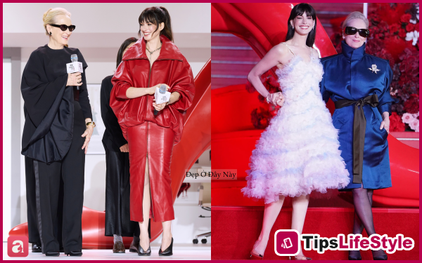 images 3 of Anne Hathaway is so busy she can barely breathe, constantly changing her style and leaving fans dizzy.