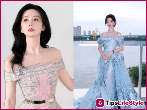 images 2 of Chinese celebrities have necks as long as swans and backs so straight that they've been dubbed 'models' for beautiful posture.