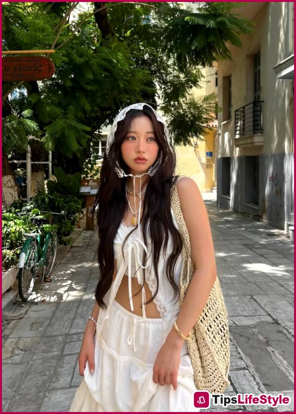 images 4 of Coachella girl causes a sensation with her gorgeous outfit and stunning makeup that's impossible to ignore.
