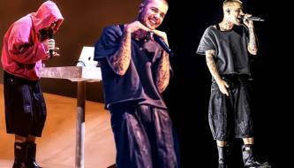 Justin Bieber's GRENADE-themed outfit at Coachella 2026 makes Vietnamese fans proud.