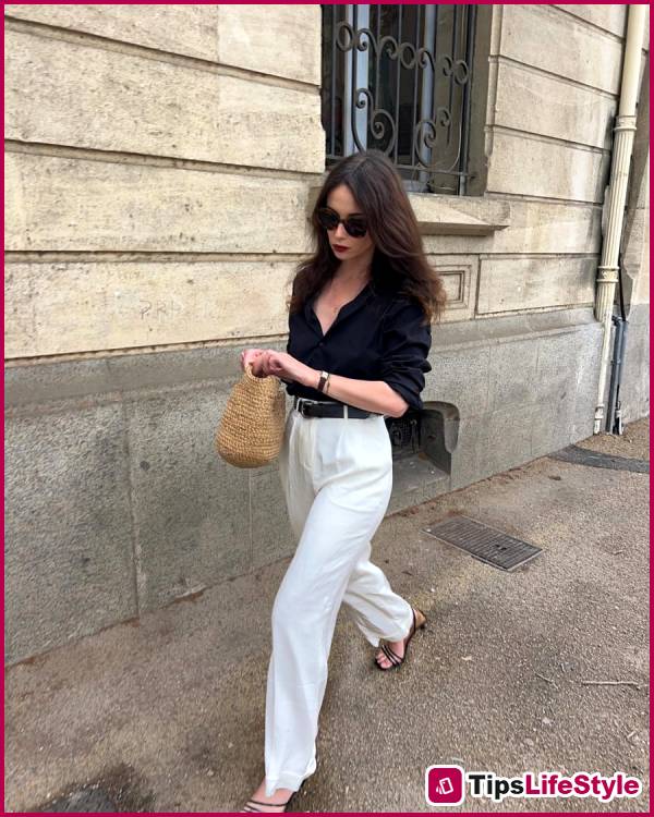 images 4 of 4 familiar types of pants that are always present in the summer wardrobes of French ladies.