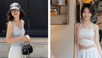 White linen dress – a minimalist choice that can elevate your summer style.