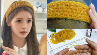 Yuha's 'hairband that money can't buy' is causing a sensation.