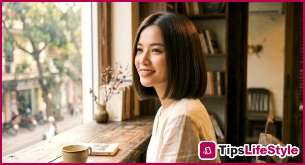 images 3 of 5 hairstyles that don't require bangs but still make your face look surprisingly slimmer.