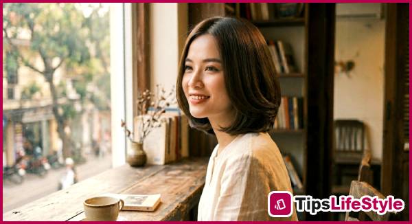 images 4 of 5 hairstyles that don't require bangs but still make your face look surprisingly slimmer.