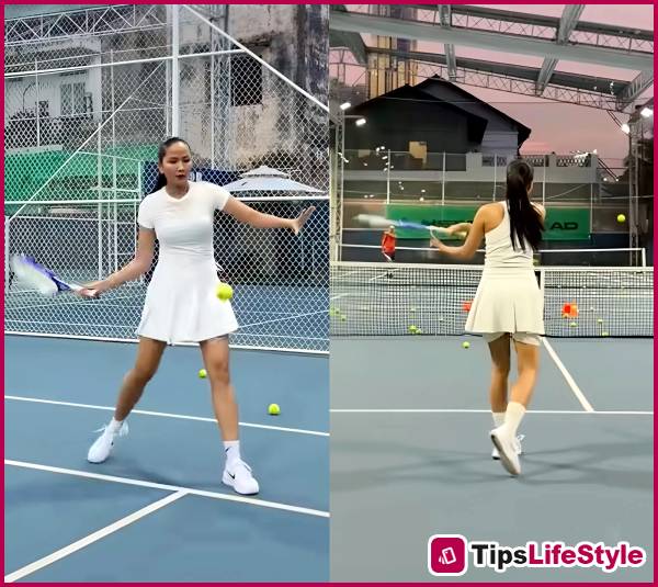 images 1 of H'Hen Niê looks different on the tennis court; netizens comment: Her beauty is completely gone!