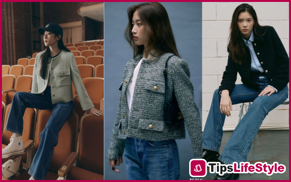 images 2 of This jacket style is elegant, sophisticated, and never goes out of fashion; it looks great in any season.