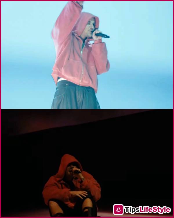 images 2 of Justin Bieber doesn't care about his clothes at all; even his pants are falling down, so there's nothing left to see.