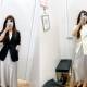 White satin skirts are trending in 2026: The minimalist black and white combination is still powerful enough to elevate your style.