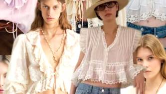 Not labeled as 'girly': Ruffled lace blouses for summer 2026 are being worn in a more sophisticated and stylish way than ever before.