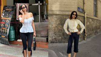 Capri pants are back: the once-difficult cropped pants style is now a must-have item for summer.