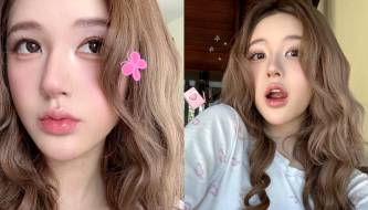 Zhao Lusi continuously creates a sensation with a series of skin-enhancing hair colors; each change elevates her beauty.