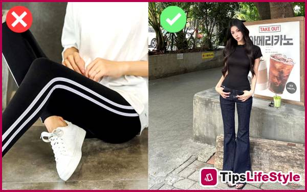 images 1 of 4 outdated styles of black pants that look cheap and look unfashionable, no matter how cheap they are, you SHOULDN'T buy them.