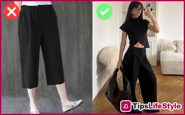 images 4 of 4 outdated styles of black pants that look cheap and look unfashionable, no matter how cheap they are, you SHOULDN'T buy them.