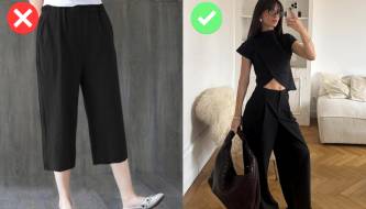 4 outdated styles of black pants that look cheap and look unfashionable, no matter how cheap they are, you SHOULDN'T buy them.