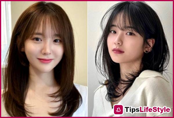 images 1 of 4 hairstyles that make thin hair look thicker and make your face appear noticeably slimmer.