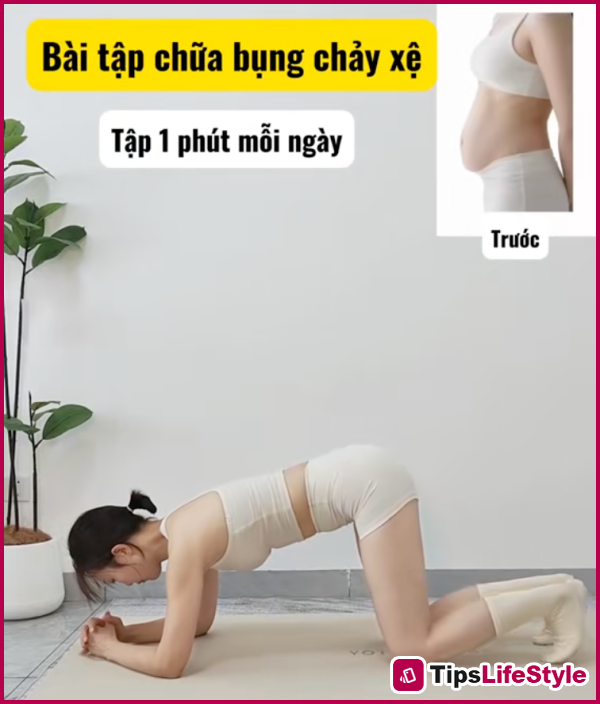 images 1 of One minute of exercise at home each day helps tighten the waist and slim down the arms and thighs.