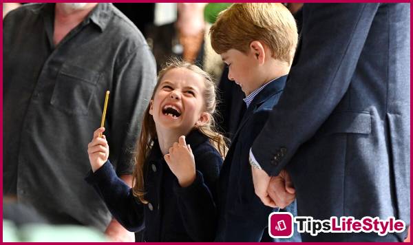 images 1 of The moment Princess Charlotte 'broke the rules' to conduct the orchestra, Prince George's adorable reaction was the real highlight.