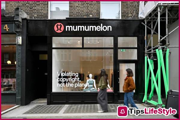 images 1 of Mumumelon - a sustainable fashion campaign putting pressure on Lululemon in London.