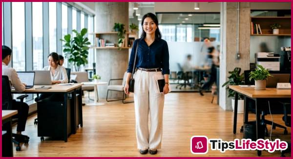 images 1 of No need for designer clothes: 7 work outfit formulas that will make you look more 'expensive'.