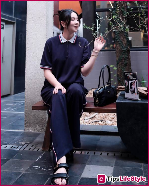images 1 of Mai Ngoc is truly a master at wearing black and white outfits, skillfully mixing and matching each one.
