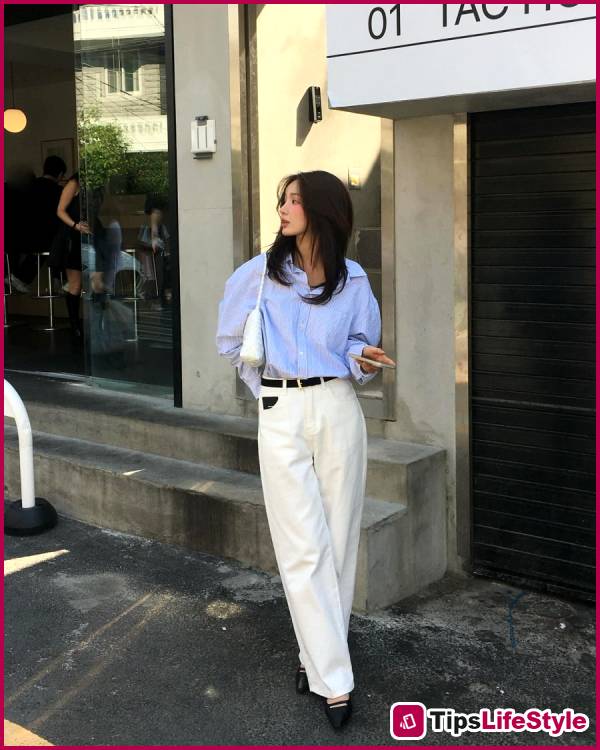 images 1 of 5 outfit ideas for a cool and elegant summer office look.