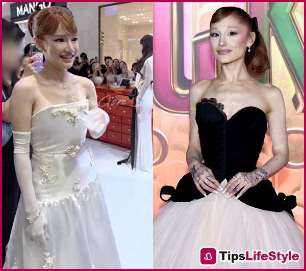 images 2 of Nha Phuong 'clashes' with visual queen Kim Tuyen, her gaunt face being compared to Ariana Grande.