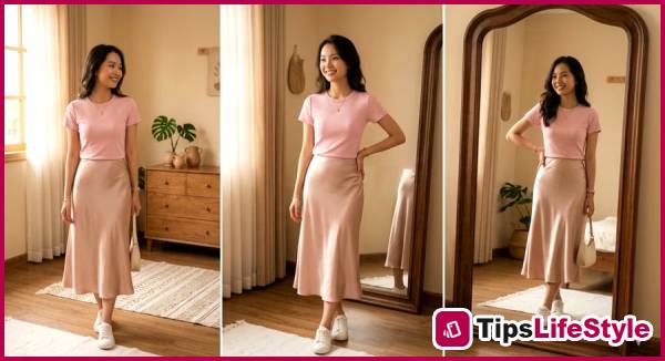 images 3 of Pink is not difficult to wear: 8 outfit combinations that flatter your skin tone for spring and summer.