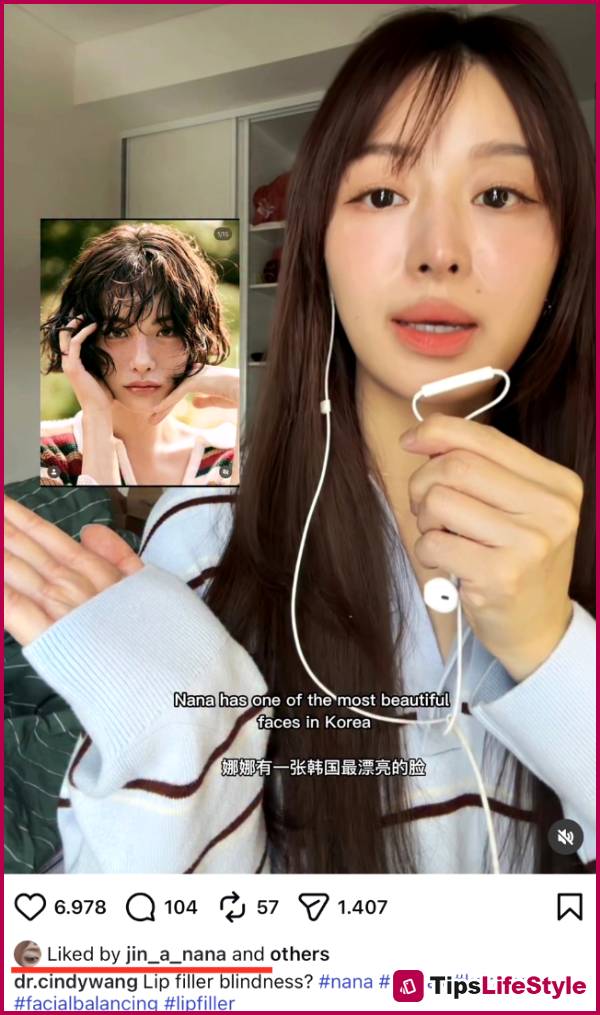 images 5 of Out in public, everyone admires the world's most beautiful woman, so why not get a really nice lip enhancement for Ha Ji Won?
