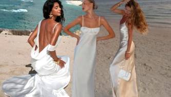 Why is a white dress always a top choice for the beach?