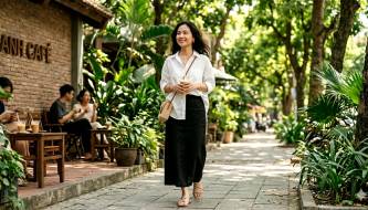 4 ways to style a shift skirt in summer: Simple yet surprisingly chic.