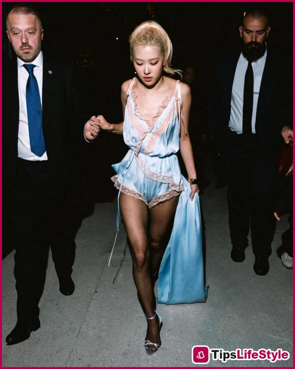 images 5 of Rosé and her series of silk outfit ideas have made this trend hot again.