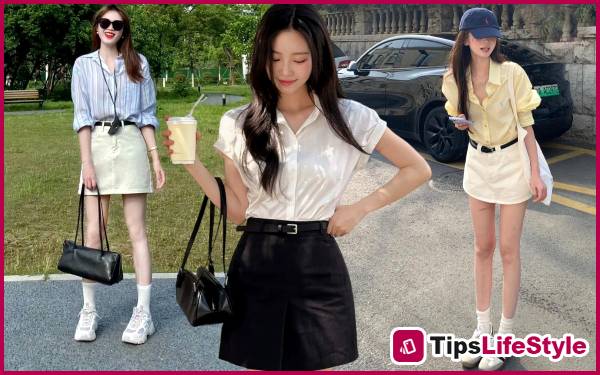 images 1 of Stay stylish all summer long with just one A-line skirt.