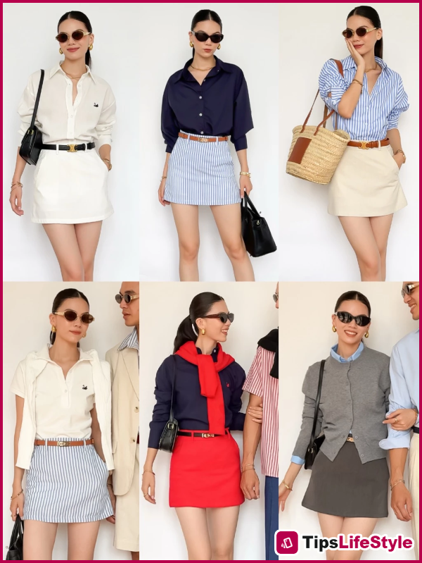 images 10 of Stay stylish all summer long with just one A-line skirt.