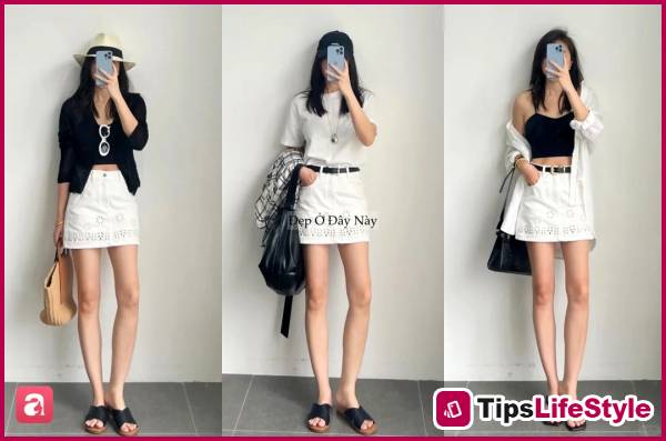 images 3 of Stay stylish all summer long with just one A-line skirt.