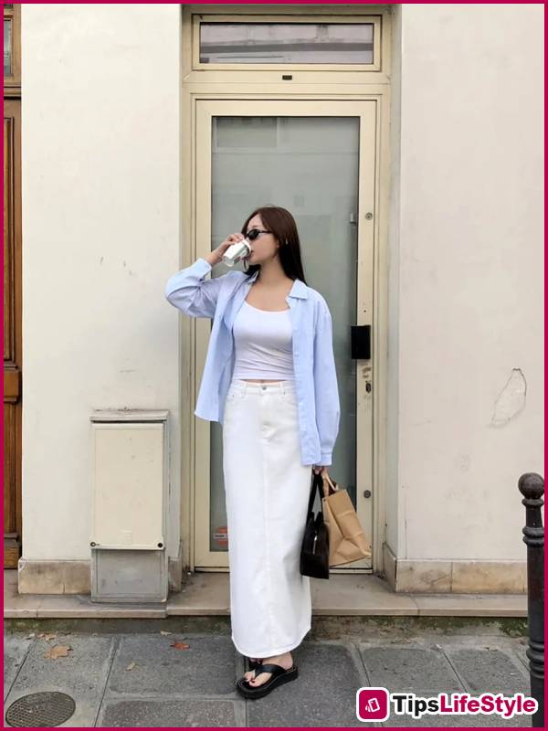 images 1 of 4 summer outfit formulas that will give you a light yet striking look.
